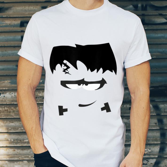 Top Happy Halloween Frankenstein Monster Face shirt