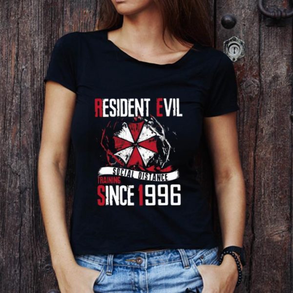 Original Resident Evil Social Distance Training Since 1996 shirt 1