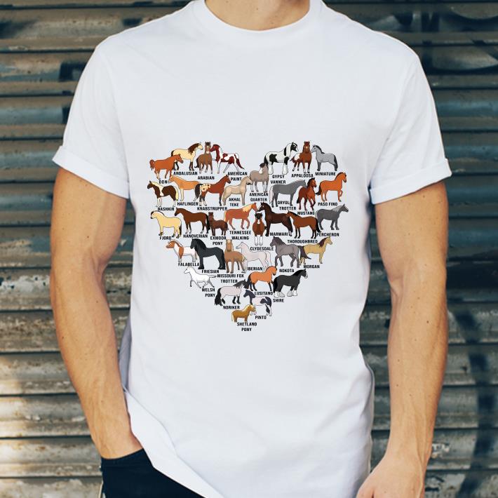Heart Horse Lovers Horse Addiction shirt