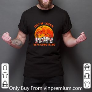 Hot Halloween Horror Characters All Get In Loser We’re Going Killing Sunset shirt 5