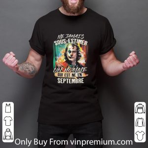 Official Joker Ne Jamais Sous-estimer Un Homme Qui Est Ne En Septembre shirt 5