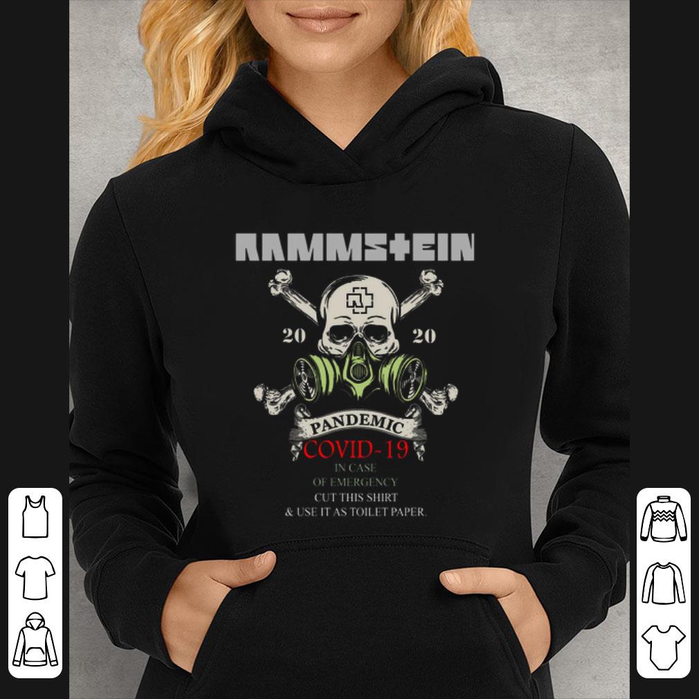 Official Skull Rammstein 2020 Pandemic Covid-19 In Case Of Emergency shirt