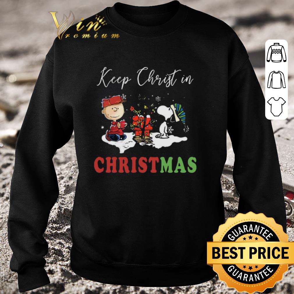 Awesome Peanuts Charlie Brown And Snoopy Keep Christ In Christmas Sweater shirt 7 Awesome Peanuts Charlie Brown And Snoopy Keep Christ In Christmas Sweater shirt