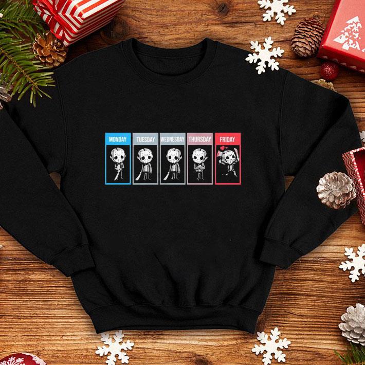Horror Movies Monday To Friday shirt 7 Horror Movies Monday To Friday shirt