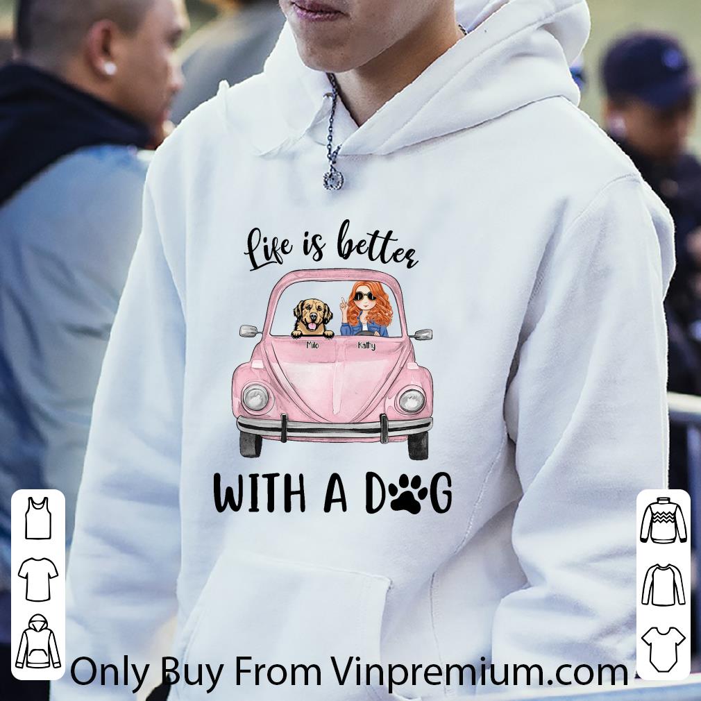 Official Life Is Better With A Dog Milo And Kathy shirt