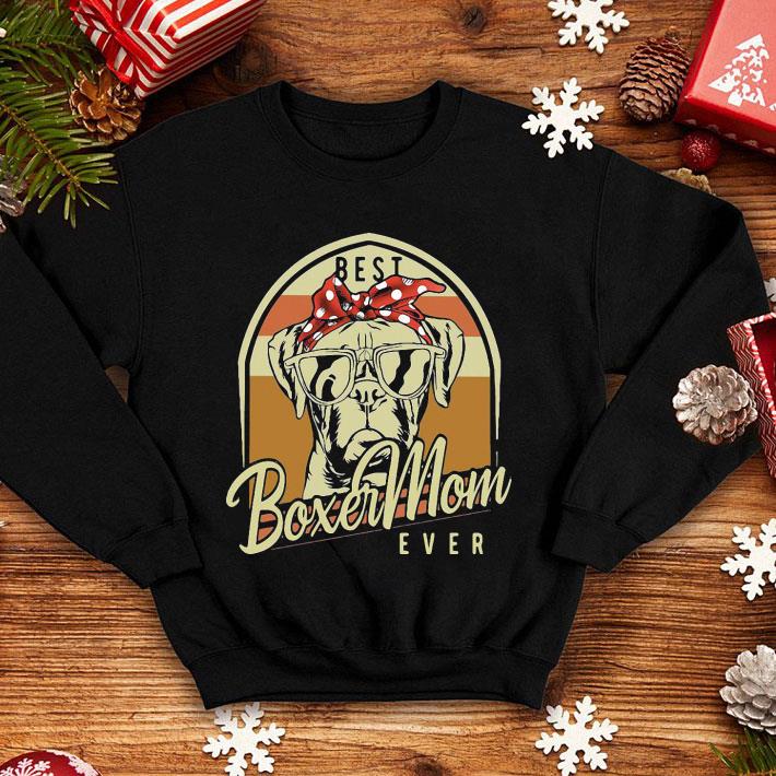 Vintage Best Boxer Mom Ever shirt