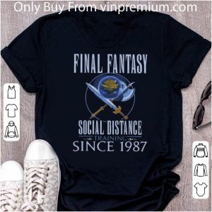 Nice Final Fantasy Social Distance Training Since 1987 Coronavirus shirt 4