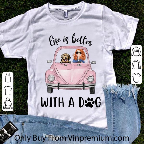 Official Life Is Better With A Dog Milo And Kathy shirt 1