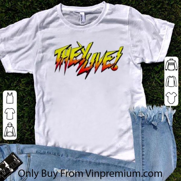 Top They Live Mashup Slayer Logo shirt 1