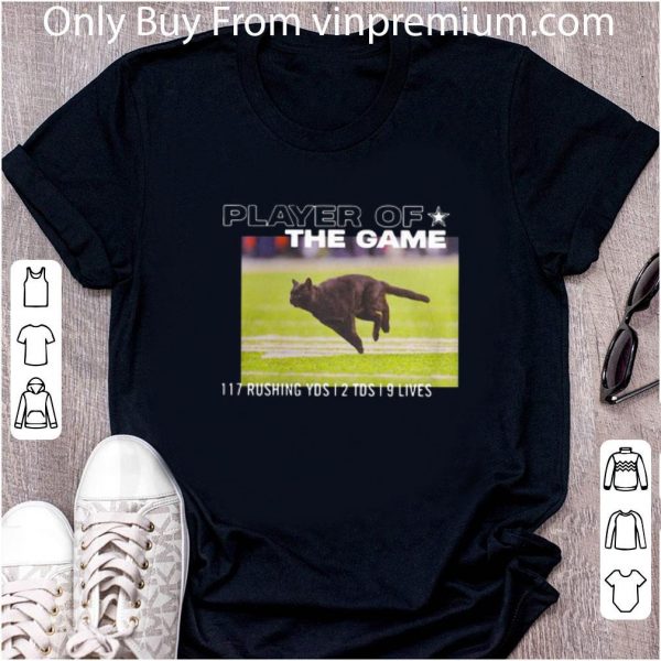 Premium Dallas Cowboys Black Cat Player Of The Game 117 Rushing Ysd 2 Tds 9 Lives shirt 2