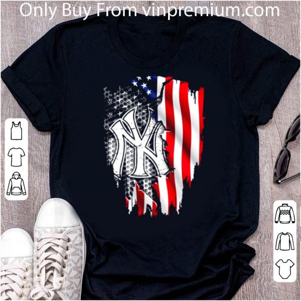 Nice New York Yankees Inside American Flag shirt 2