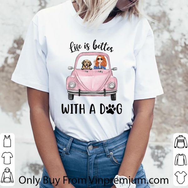 Official Life Is Better With A Dog Milo And Kathy shirt 3