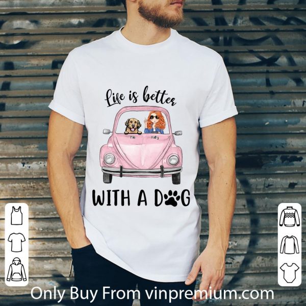 Official Life Is Better With A Dog Milo And Kathy shirt 2