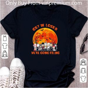 Hot Halloween Horror Characters All Get In Loser We’re Going Killing Sunset shirt 4