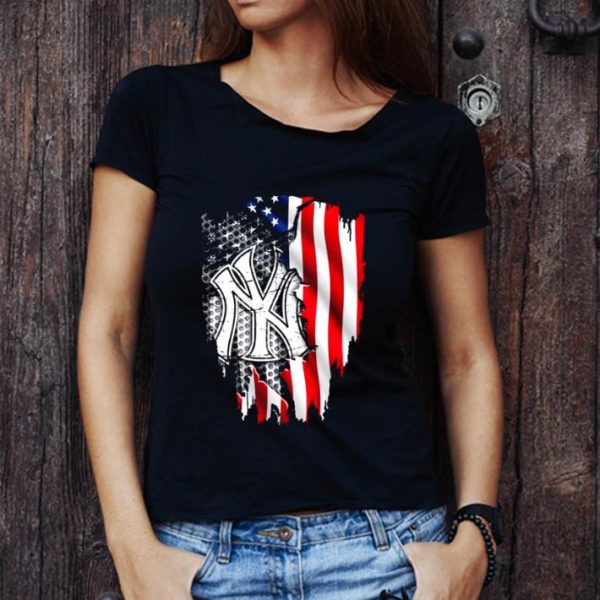 Nice New York Yankees Inside American Flag shirt 1
