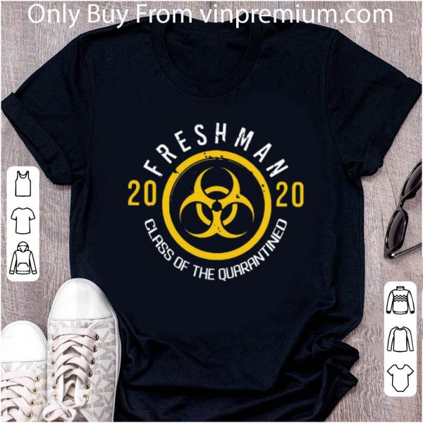 Original Biohazard Symbol Freshman 2020 Class Of The Quarantined shirt 2
