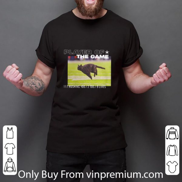 Premium Dallas Cowboys Black Cat Player Of The Game 117 Rushing Ysd 2 Tds 9 Lives shirt 3