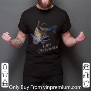 Nice Lake Sakakawea Walleye Fishing shirt 5