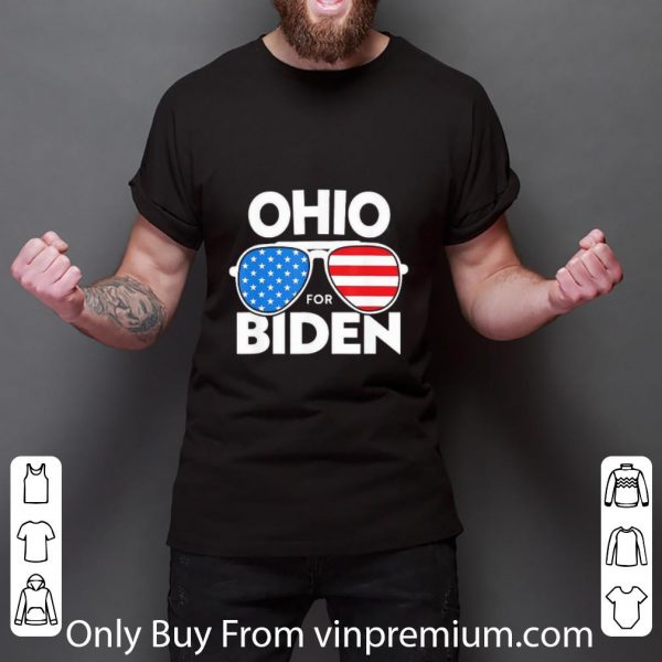 Official Ohio For Biden American Flag Independence Day shirt 3