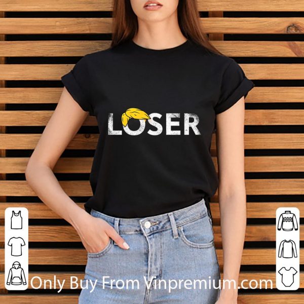 Pretty Trump Is A Loser Trump Lost Election Biden Is President shirt 3
