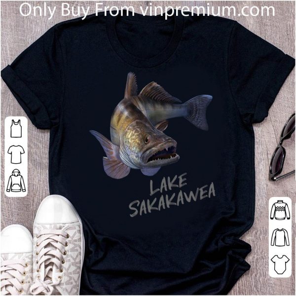 Nice Lake Sakakawea Walleye Fishing shirt 2