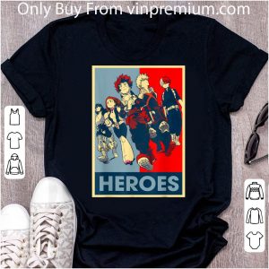 Original Academia Hero My Anime Lovers Heroes shirt 4
