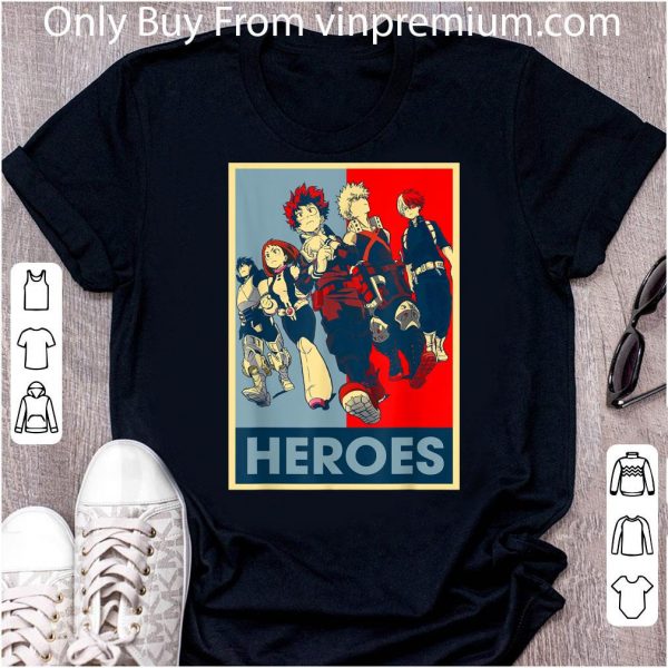 Original Academia Hero My Anime Lovers Heroes shirt 2