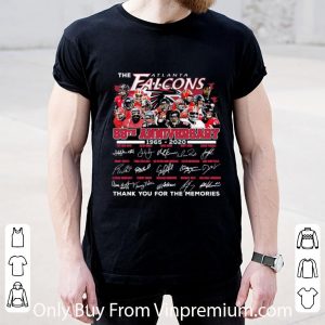 Original The Atlanta Falcons 55th Anniversary 1965 2020 Signature shirt 4