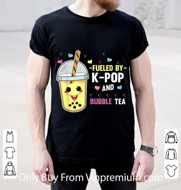 Original Fueled By K-Pop And Bubble Tea shirt 2