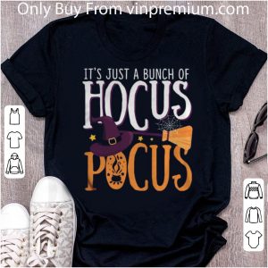 Hot Halloween It’s Just A Bunch Of Hocus Pocus Witch shirt 4