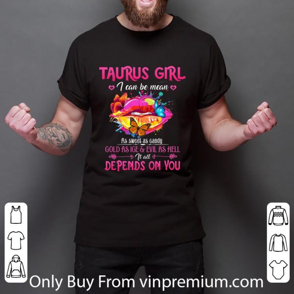 Original Taurus Girl Lips April May Queen Birthday Zodiac shirt 3