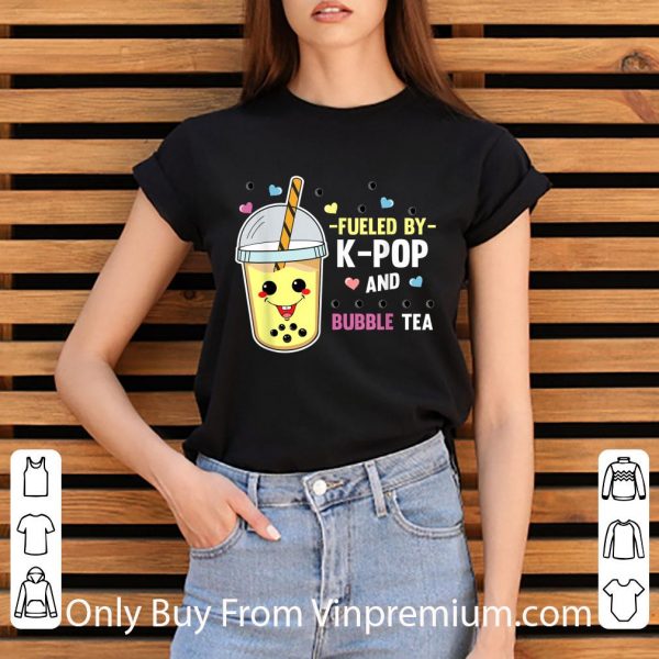 Original Fueled By K-Pop And Bubble Tea shirt 3