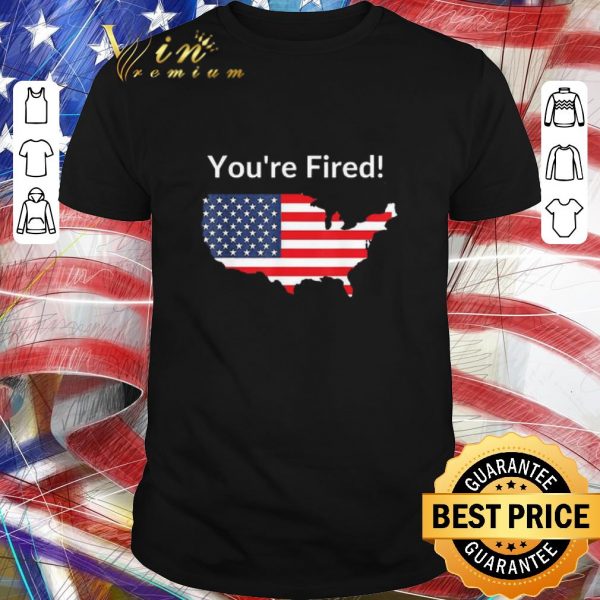 Pretty You’re Fired Donald Trump Presidential USA Map Election 2020 shirt 1
