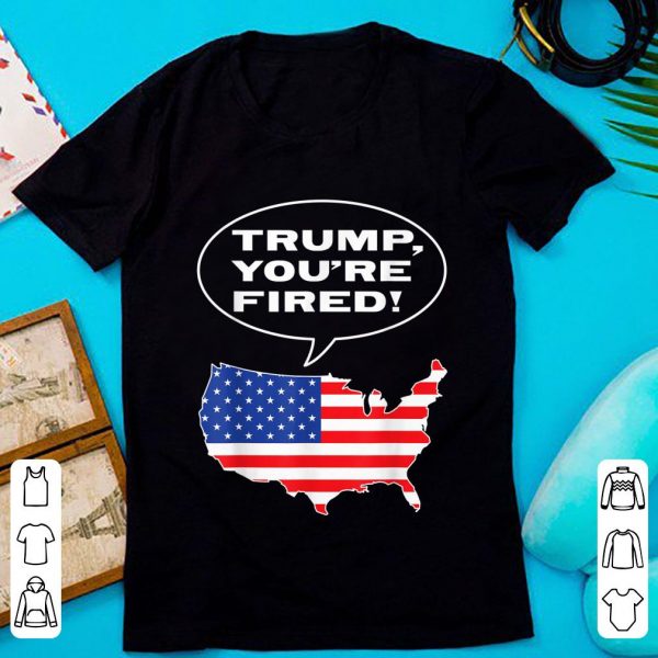 Premium Trump You’re Fired Joe Biden Victory 2020 American Flag Map shirt 1