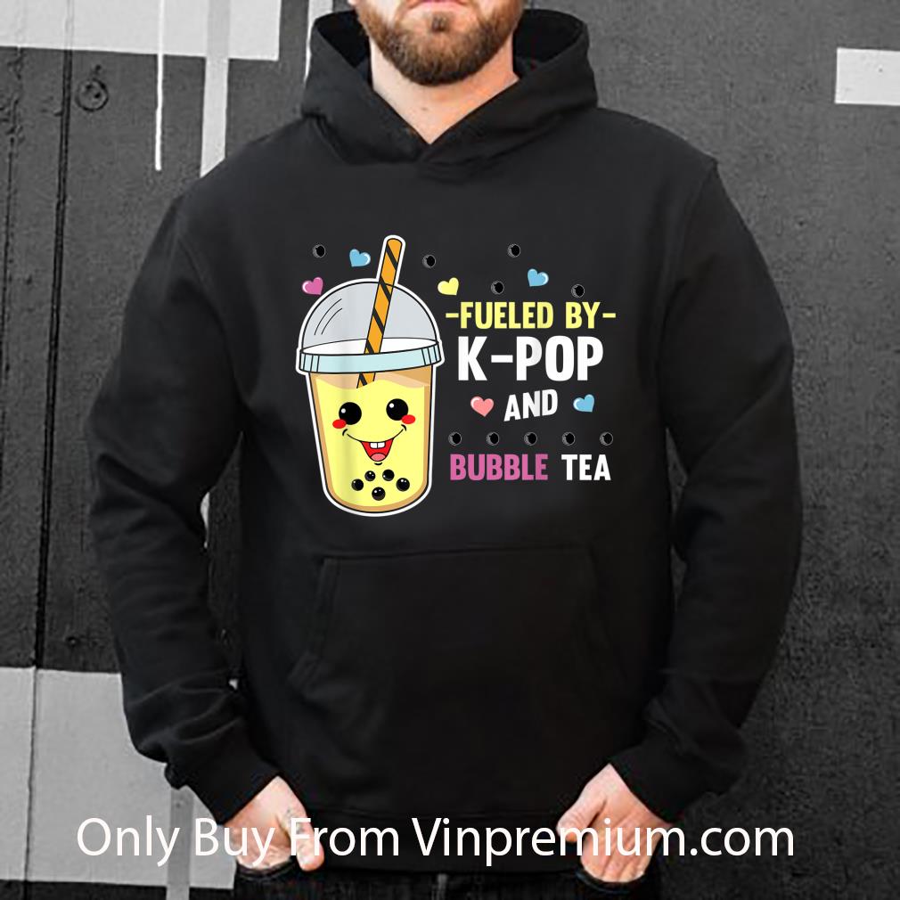 Original Fueled By K-Pop And Bubble Tea shirt