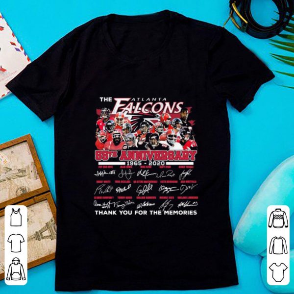 Original The Atlanta Falcons 55th Anniversary 1965 2020 Signature shirt 1