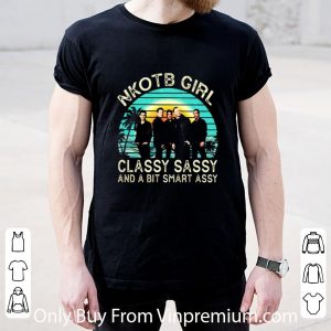 Hot Vintage Nkotb Girl Classy Sassy And A Bit Smart Assy Retro shirt 4