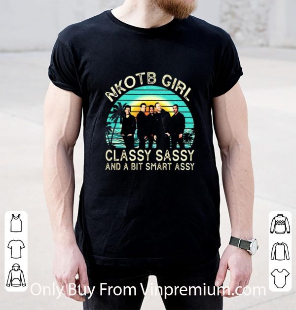 Hot Vintage Nkotb Girl Classy Sassy And A Bit Smart Assy Retro shirt 2