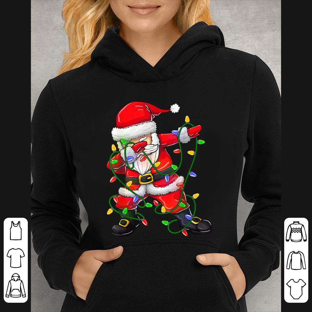 Nice Dabbing Santa Christmas Lights shirt