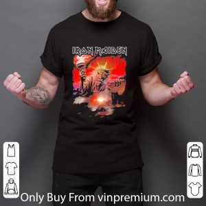 Awesome Iron Maiden Band Skeleton The Statue Of Liberty shirt 5