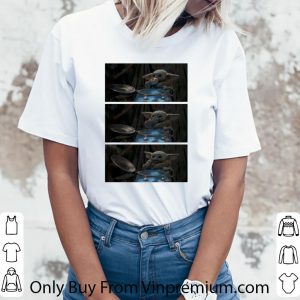 Awesome Star Wars The Mandalorian The Child Eating Panels shirt 5