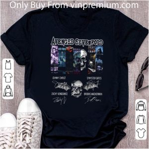 Top Avenged Sevenfold Band Signatures shirt 4