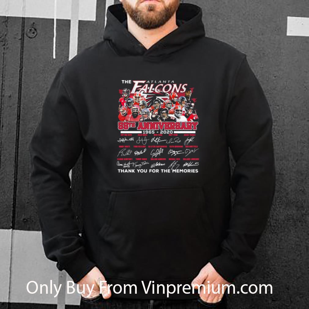 Original The Atlanta Falcons 55th Anniversary 1965 2020 Signature shirt