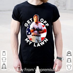 Awesome St Louis Couple Guns Get Out Off My Lawn shirt 4