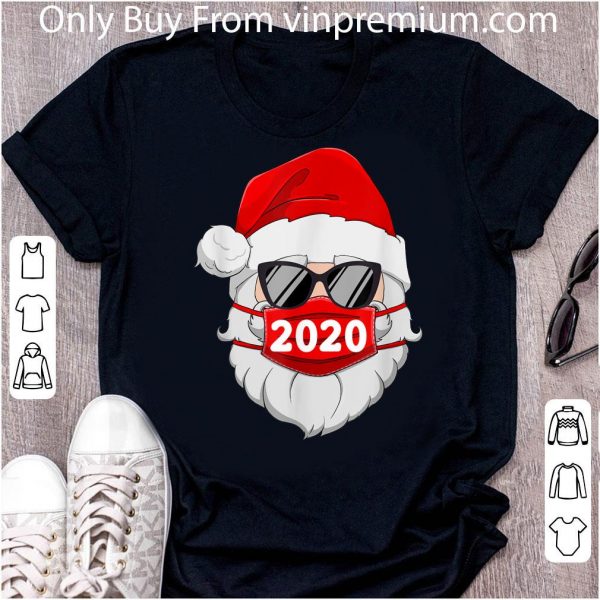 Original Santa Face Mask Christmas 2020 shirt 2