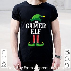 Awesome Gamer Elf Matching Family Group Christmas shirt 4
