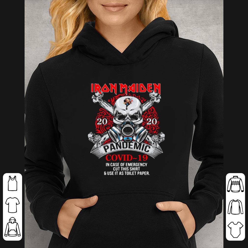 Nice Skull Iron Maiden 2020 Pandemic Covid-19 In Case Of Emergency shirt