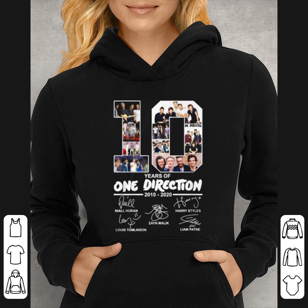 Great 10 Years Of One Direction Band 2010-2020 Signatures shirt