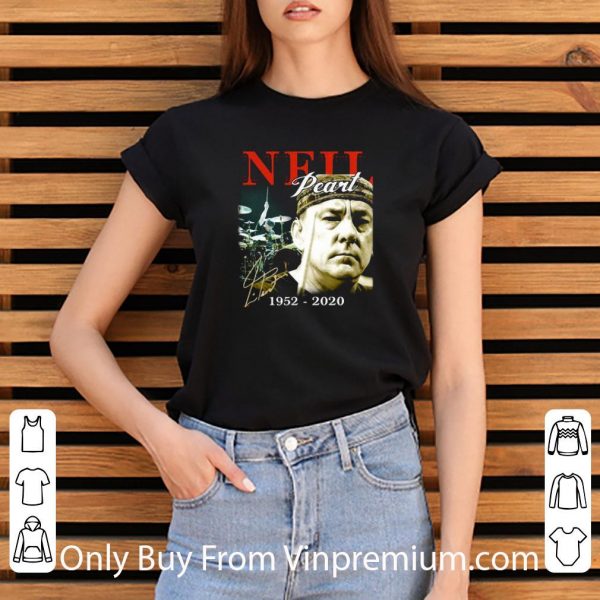 Awesome Neil Peart Drummer 1952-2020 Signatures shirt 3