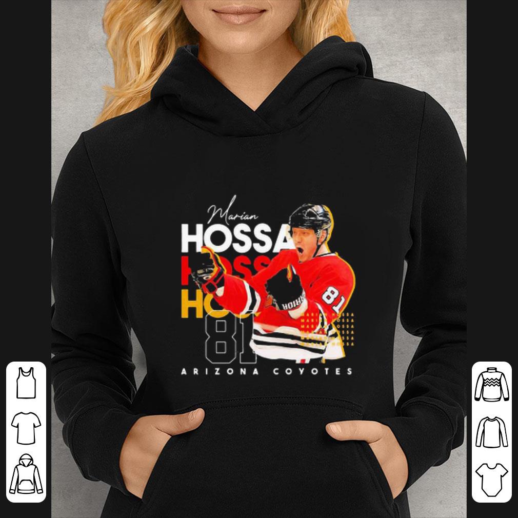 Original Marian Hossa 81 Arizona Coyotes Hockey Team shirt